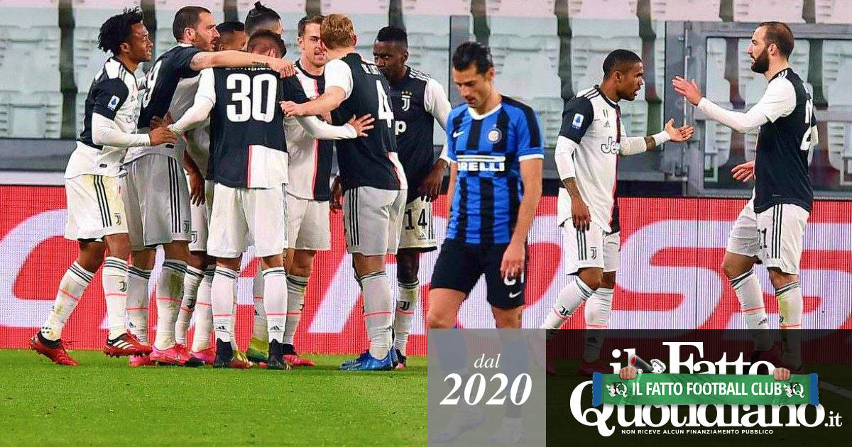 Juventus-Inter 2-0, non si sa se il campionato finirà ma di sicuro a vincerlo non sarà Conte