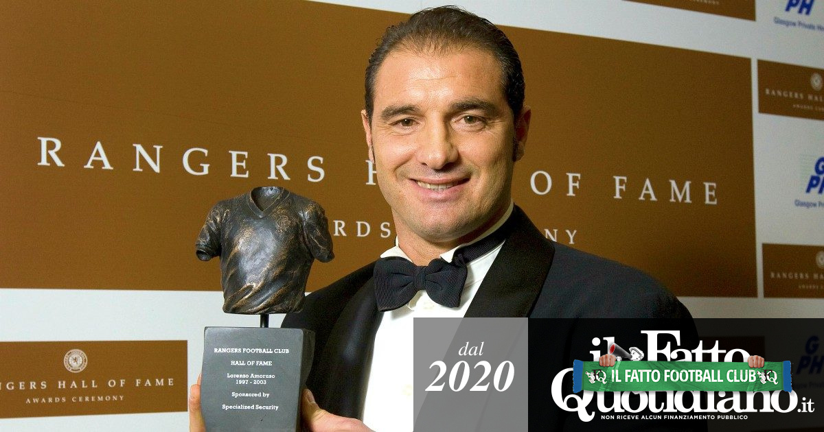 Lorenzo Amoruso da Temptation al calcio: “Io, capitano cattolico dei Rangers protestanti. Non tutti i giocatori hanno il cervello nei piedi”