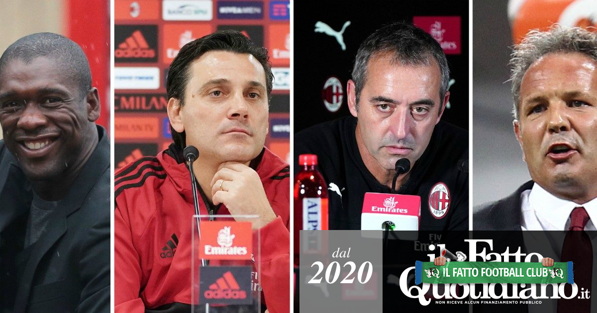 Milan, da Giampaolo a Inzaghi, da Seedorf a Montella fino a Gattuso, Brocchi e Mihajlovic: dopo Allegri la panchina del Diavolo è un inferno